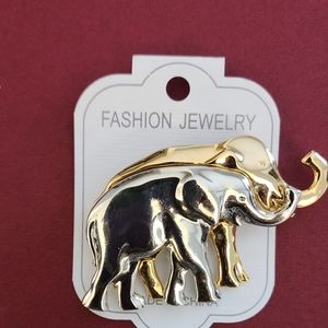 Elephant brooch